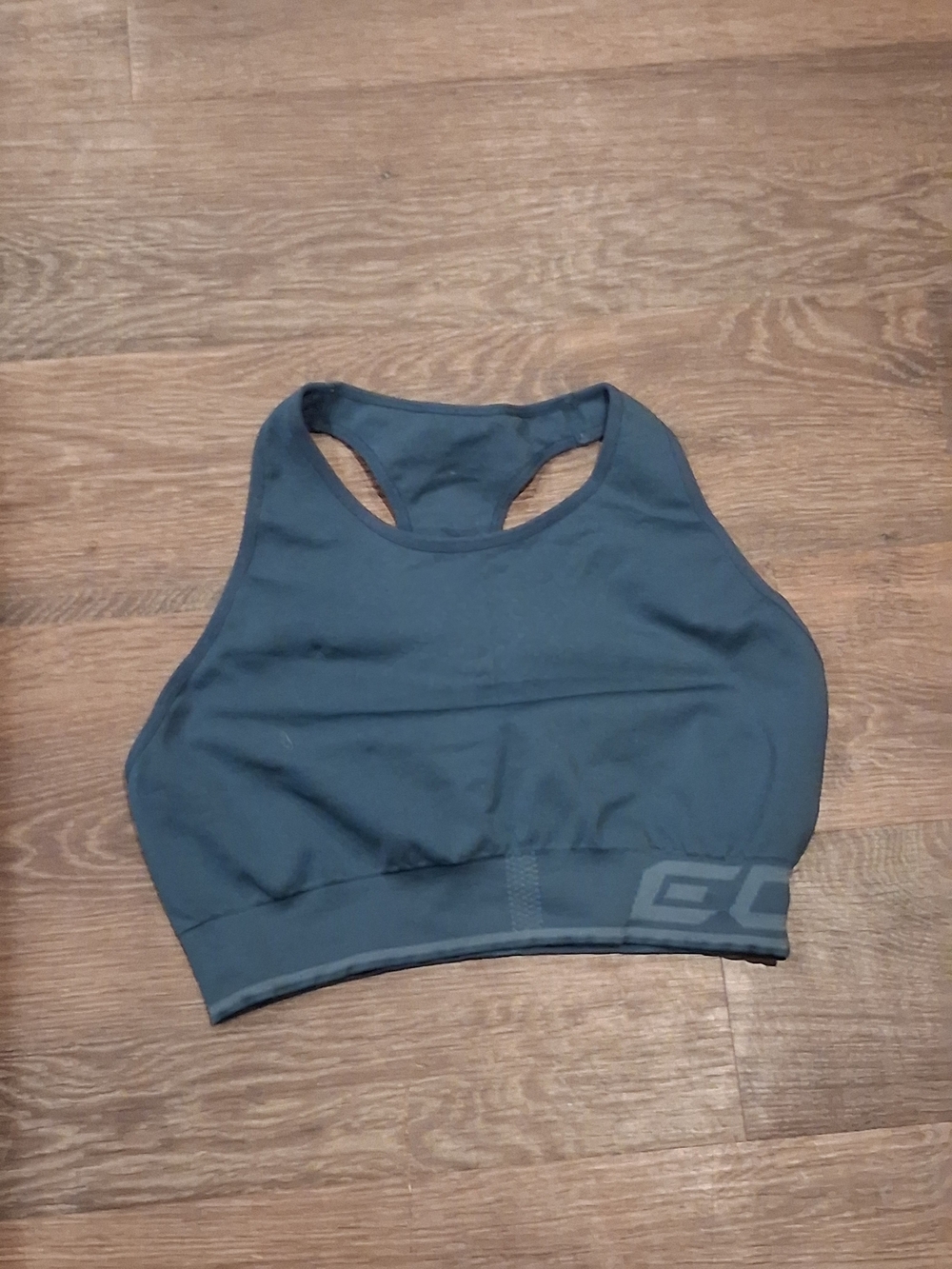 ECHT Teal High-Neck Sports Bra